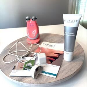NuFACE Trinity PRO Coral Microcurrent Device ELE Lip Eye Attachment Charger